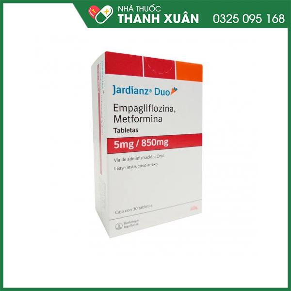 Jardiance Duo 5mg/850mg kiểm soát đường huyết